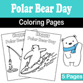 Arctic Adventure Coloring Pages: Celebrate Polar Bear Day 