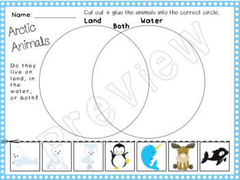 Arctic & Polar Animal Activity Set (7 Activities) by Emily's Easel