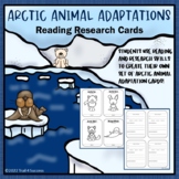 Animal Adaptations Informational Reading Research Cards Ar