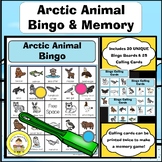 Arctic Animal Bingo Game