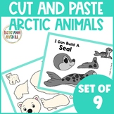 Arctic Animal Cut and Paste Activities Winter Crafts First Grade