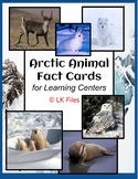 Arctic Animal Fact Cards for Learning Centers