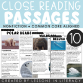 Arctic Animals Close Reading