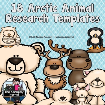 Preview of Arctic Animal Research BUNDLE