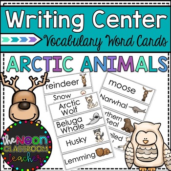 Preview of Arctic Animal Word Cards