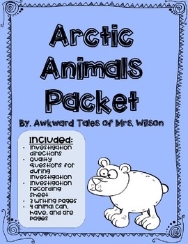 Preview of Arctic Animal packet