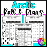 Arctic Animals Art Lessons, Roll and Draw Activities and D