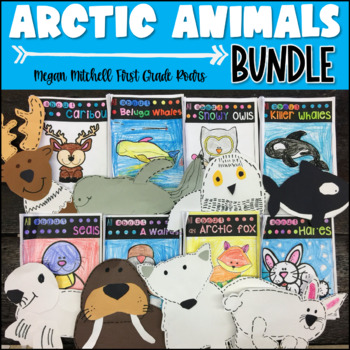 Preview of Arctic Animals Research Nonfiction Informational Text Reports Bundle