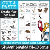 Arctic Animals Bingo | Cut and Paste Activities Bingo Template