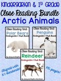 Arctic Animals Nonfiction Close Reading BUNDLE for Kindergarten and First Grade