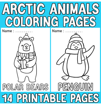 Arctic Animals Coloring Pages: 14 Printable Coloring Pages For kids