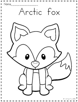 Preview of Arctic Animals Coloring Pages