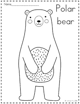 Arctic Animals Coloring Pages by The Kinder Kids | TpT