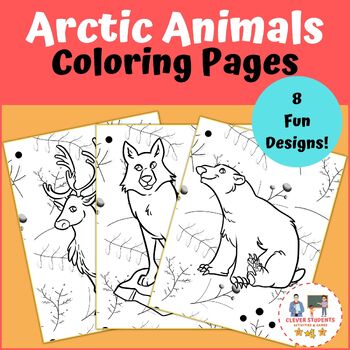 Arctic Animals Coloring Pages | Autumn Fall Coloring Sheets by Clever ...