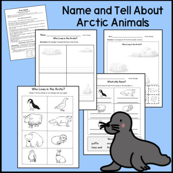 Arctic Polar Animals Unit: Lesson Plans and Printable Literacy Activities