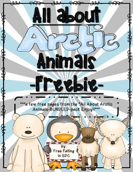 Preview of Arctic Animals Freebie