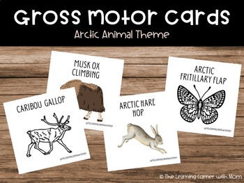 Preview of Arctic Animals Gross Motor Game: Engaging Physical Activity for Young Learners