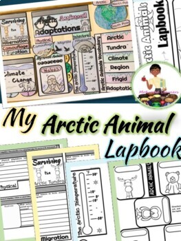 Preview of Arctic Animals Lapbook | Science | Winter | Polar Animals | January