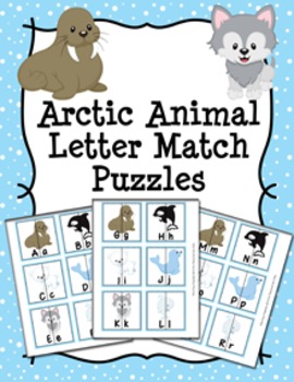 Arctic Animals Alphabet Puzzle - Teaching Mama