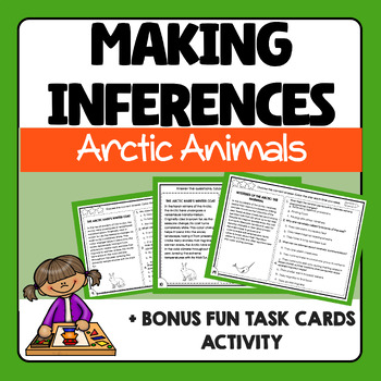 Preview of Arctic Animals Making Inferences Nonfiction Reading Passages for Grades 1-3