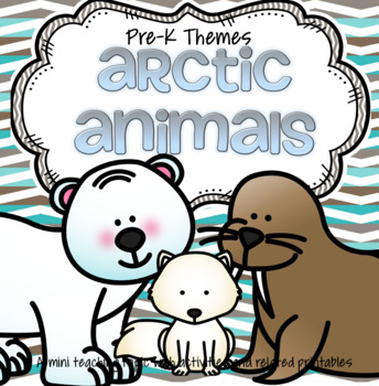 Preview of Arctic Animals Math Literacy Science and Social Studies Activities and Centers