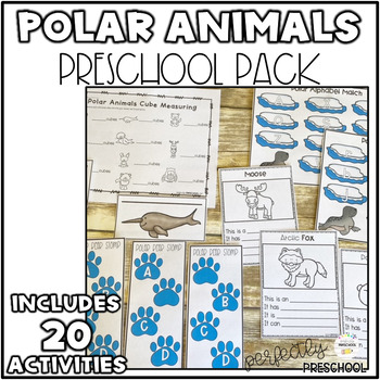 Preschool & Pre-K Polar/Arctic Animals Literacy Activities 