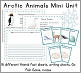 Arctic Animals Mini Unit, Facts Sheets, Go Fish game