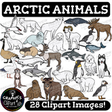 Arctic Animals Polar Clip Art Set {Clipart for Teachers}