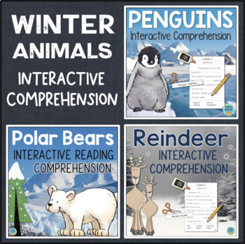Preview of All About Reindeer Penguins Polar Bears Nonfiction Passage with Text Features