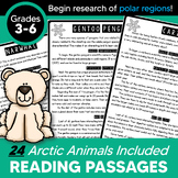 Arctic Animals Reading Passages - Polar Regions - 24 Infor