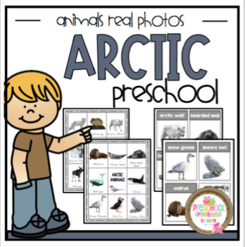 Arctic Animals Real Photos by Preschool Printable