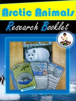 Preview of Arctic Animals Research Book | Winter | Informational