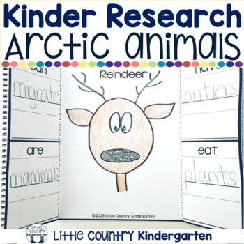 Preview of Arctic Animals Research Project Kindergarten Research Investigation