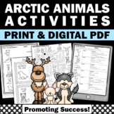 Arctic Animals Winter Writing Research Paper Graphic Organ