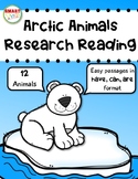 Arctic Animals Research Reading