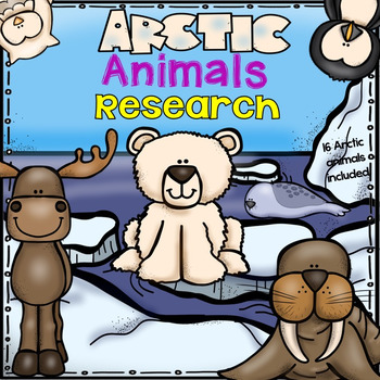 Preview of Arctic Animals Research for Kinder