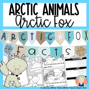 Preview of Arctic Animals Unit for Kindergarten | Arctic Fox Activities 