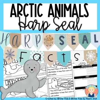 Preview of Arctic Animals Unit for Kindergarten | Harp Seal Activities 