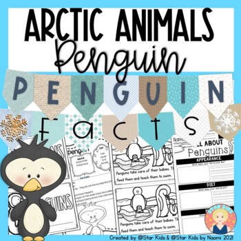 Preview of Arctic Animals Unit for Kindergarten | Penguin Activities