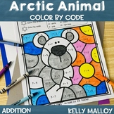 Arctic Animals February Coloring Pages Math Color by Numbe