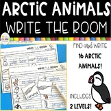 Arctic Animals Write the Room | Sensory Bin Activity