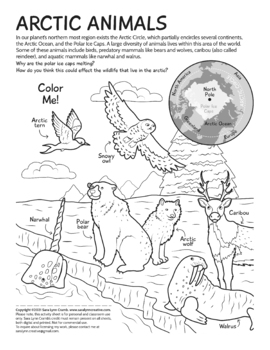 🐧 FREE Arctic Animals Printable Worksheets