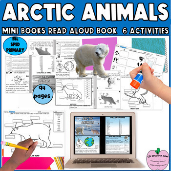 Arctic Animals read aloud printable books perfect for research projects ...