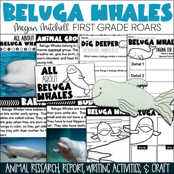 Preview of Arctic Beluga Whale Nonfiction Informational Text Reading Writing & Research