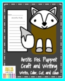 Arctic Fox Craft Puppet & Writing Prompt: Arctic Animal Re