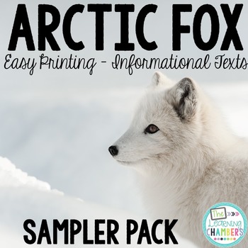 Preview of Arctic Fox Informational Text: Main Idea, Comprehension Questions, Facts