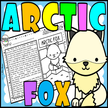 Preview of Arctic Fox Unit Study And Research Biome Arctic Tundra Pack