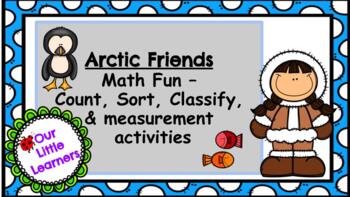 Preview of Arctic Friends Early Math Jamboard Activities