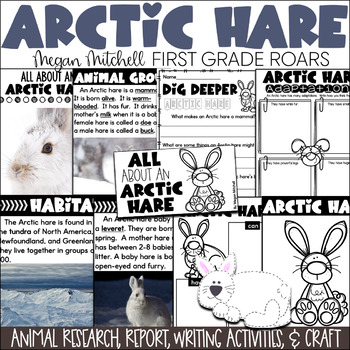 Preview of Arctic Hare Nonfiction Informational Text Reading Writing & Research Reports