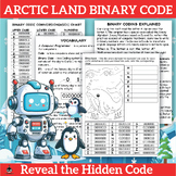 Arctic Land Binary Code: Learn Binary Code Through Colorin